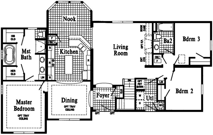 Stratford HT101-A Floor Plan - Click To Enlarge Floor Plan