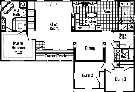 Davenport II HF114-A Floor Plan - Click To Enlarge Floor Plan