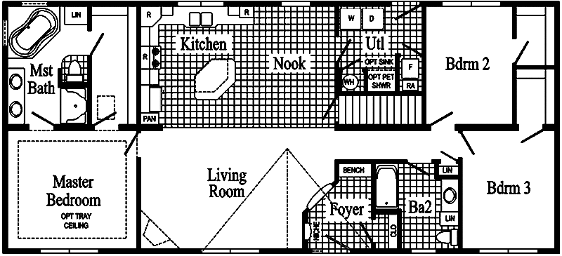 Rockport HR103-A Floor Plan - Click To Enlarge Floor Plan