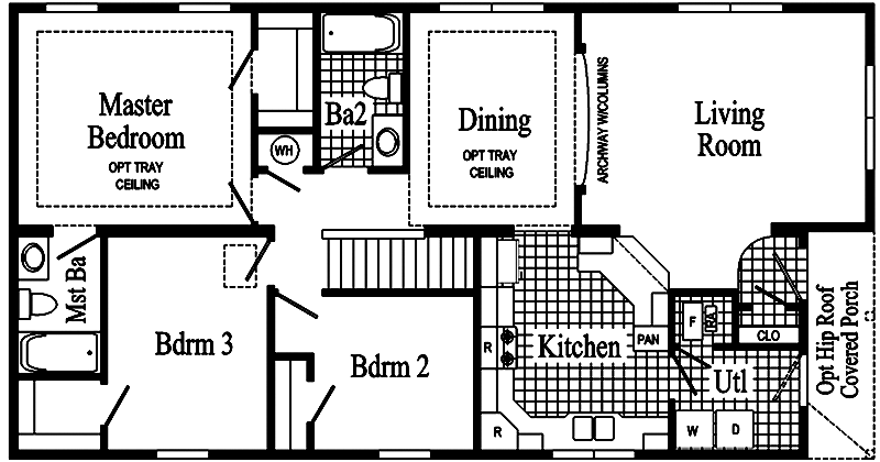 Newport HR110-A Floor Plan - Click To Enlarge Floor Plan