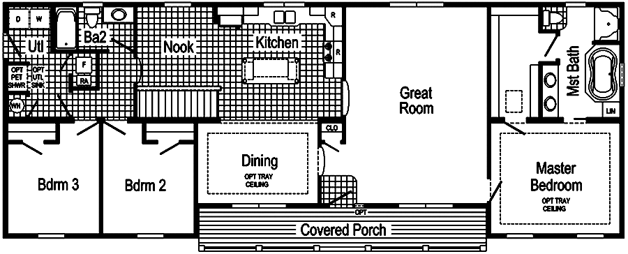 Carthage HR112-A Floor Plan - Click To Enlarge Floor Plan