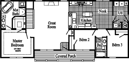 Davenport HR114-A Floor Plan - Click To Enlarge Floor Plan