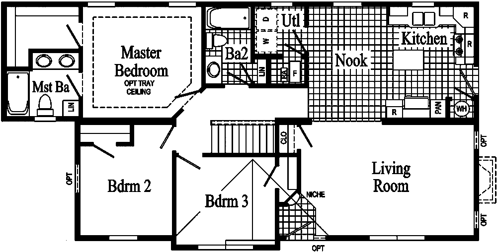 Hartford HV102-A Floor Plan - Click To Enlarge Floor Plan