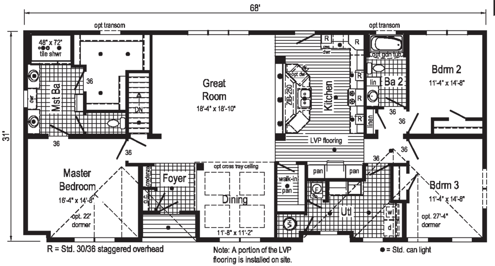 ULTRA 2 - 2P2402-X Floor Plan